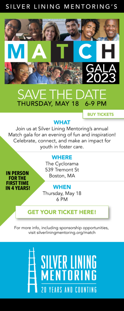 Match Gala 2023 Save the Date - Thursday, May 18th, 6pm. Get tickets now